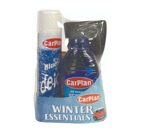 CarPlan Winter Essentials Travel Kit De-Icer Ice Scraper & Screen Wash 500ml - Picture 2 of 2