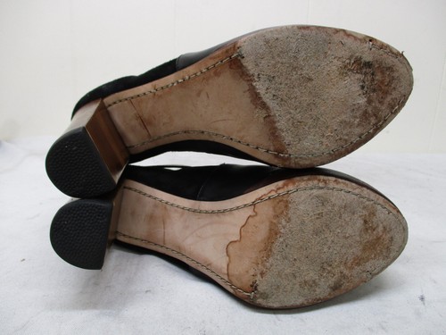 Sam Edelman LULU Black Leather Suede High Heel Ankle Boots Womens Size 9.5 M - Bild 7 von 8