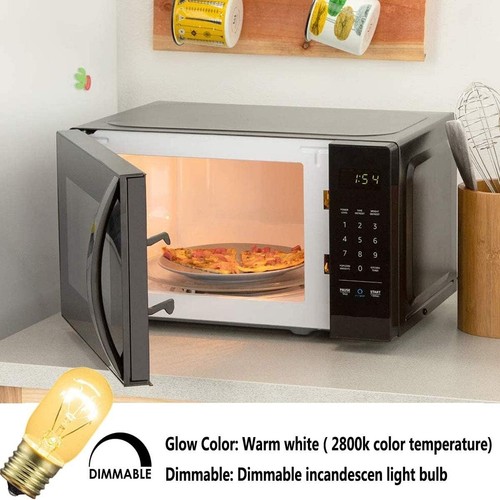40 Watt Appliance Light Bulb,High Temp Resistance Microwave Oven Bulb, E17 Indic - Picture 3 of 7