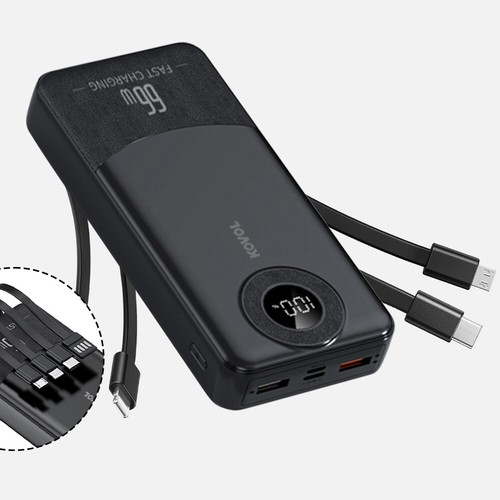 50000mAh Powerbank Tragbar Schnellladegerät Externer Akku Ladegerät praktisch