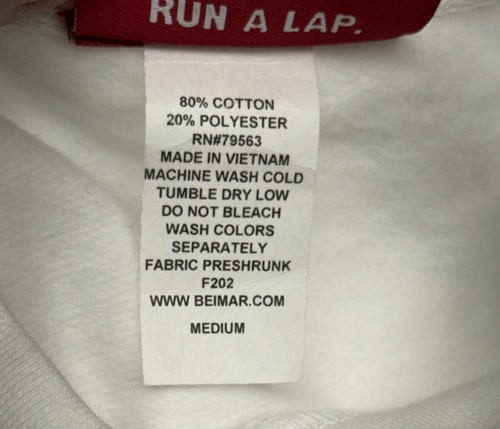 Nueva sudadera The Marathon Clothing TMC Nipsey Hussle para hombre blanca mediana - Imagen 3 de 3