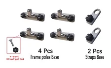 Brocraft Lund Sport Track Bimini Top Mount / Lund Boat Bimini Top Bracket