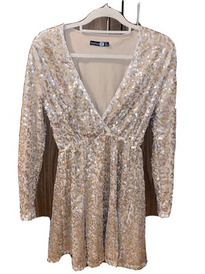sequin boho dress