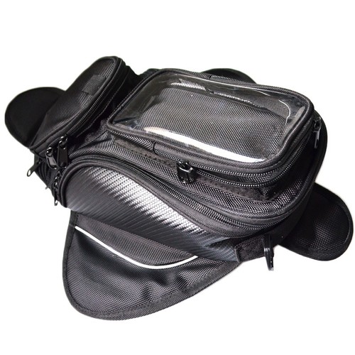 Motorcycle Oil Fuel Tank Bag Motorbike Saddle Bag Waterproof Big Screen - Bild 2 von 6