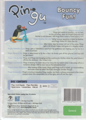 Pingu-Bouncy Fun (DVD, 2004) for sale online | eBay Australia