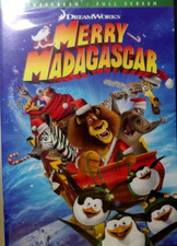 MERRY MADAGASCAR (DVD Widescreen/Full Screen) Brand New/Wrapped & Ships Free