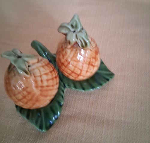 Salz und Pfefferstreuer Salzstreuer Set Ananas vintage - Bild 2 von 4