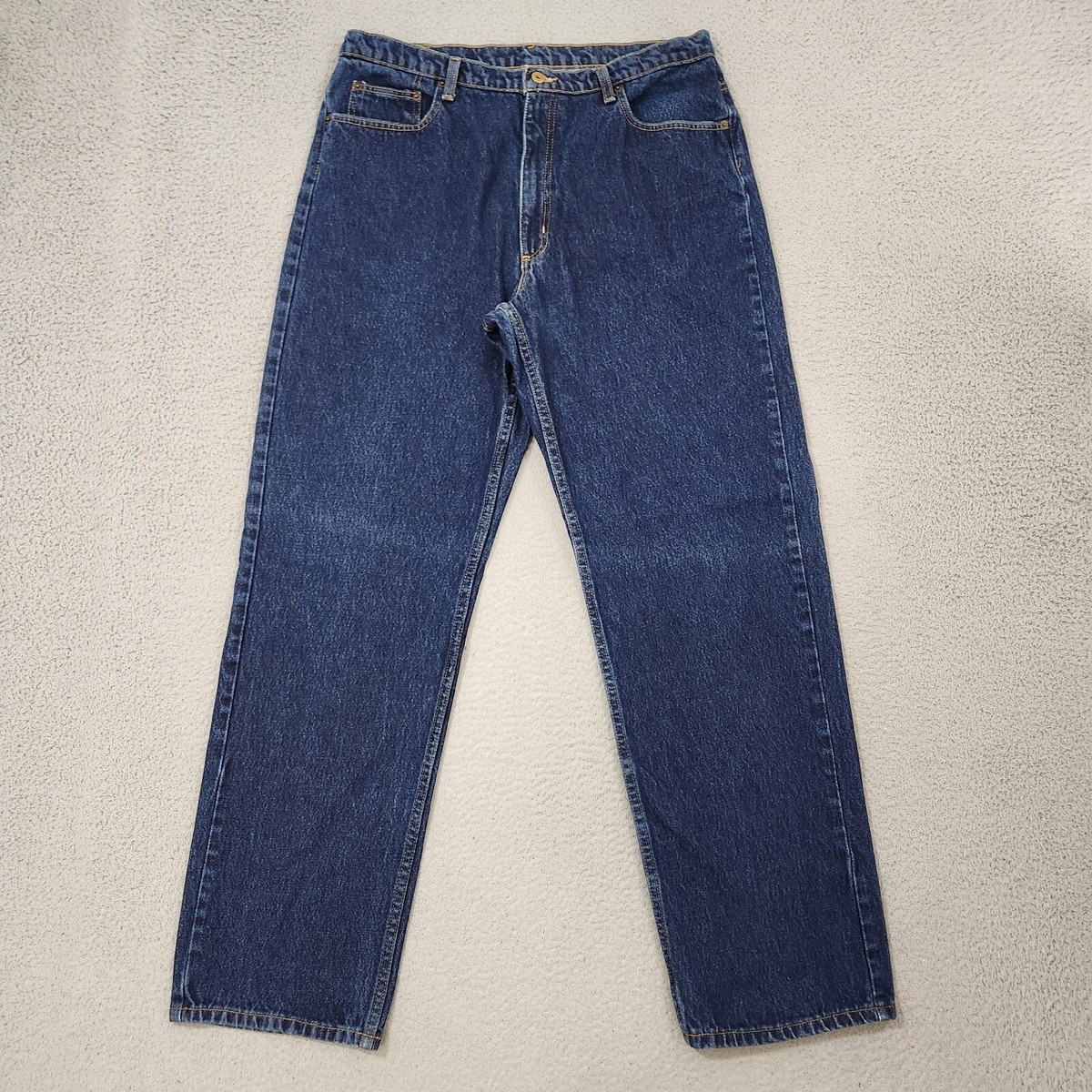 Vintage Polo Ralph Lauren Jeans Mens 36x34 Blue Denim Loose