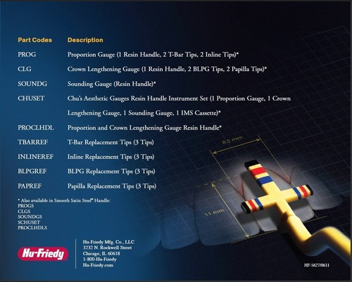 Chu's Aesthetic Gauges CHUSET HU FRIEDY - Picture 5 of 6