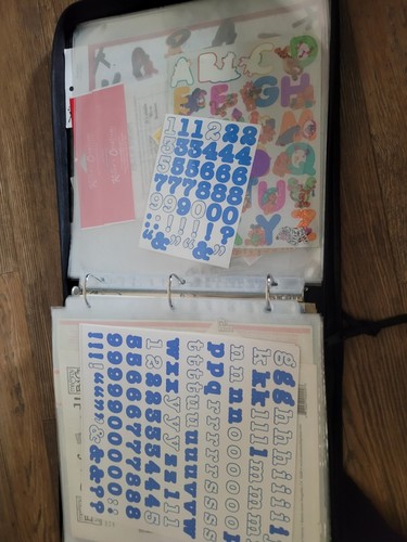 Crop In Style Sticker Binder Full Of Stickers, Die Cuts With Shoulder Strap - Picture 23 of 24