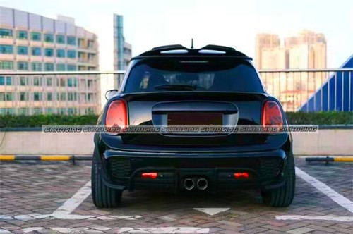 Glossy Black FRP Rear Trunk Spoiler Wing Lip For Mini Cooper  F56 2013-2018 - Picture 7 of 13