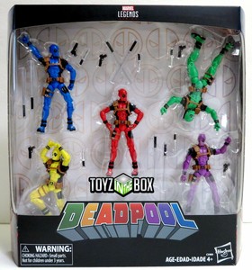 Marvel Legends Universe Deadpool Rainbow Squad 5-Pack 3.75/" figurines