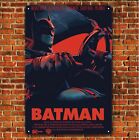 Batman Movie Metal Poster Art Superhero Tin Sign (Size 20x30cm, 8"x12")