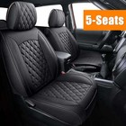 For 2005-2023 Toyota Tacoma Car Seat Cover Full Set 5-Seats Front & Rear Cushion