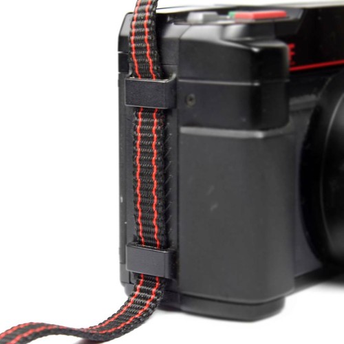 Pentax Zoom-70 Original Carry Strap Loop Black and Red - Picture 5 of 6
