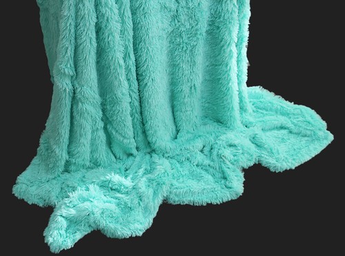 Kuscheldecke Wohndecke Tagesdecke 160x200/200x220/220x240 Felloptik Fellimmitat - Bild 12 von 19