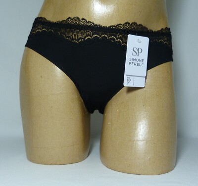 SIMONE PERELE Eclat Slip Gr. 1 schwarz Dessous neu mit Etikett 13N726