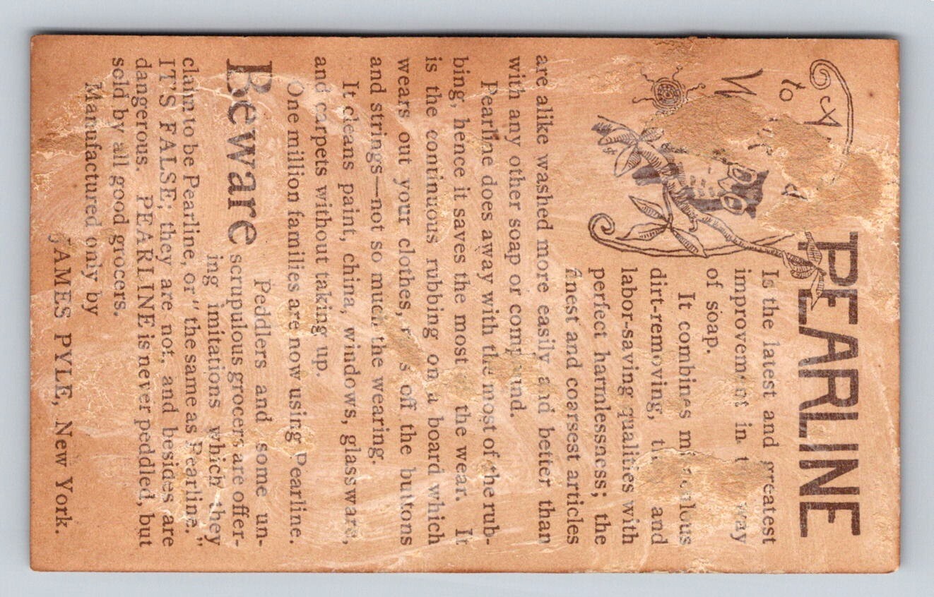 James Pyles Pearline Soap Girl  P429