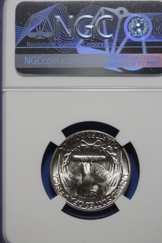 1951 NGC MS66 WASHINGTON QUARTER #B49657 - Picture 2 of 2