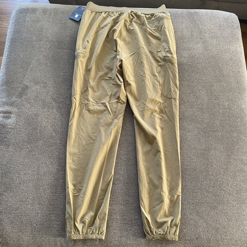 New Balance All Motion Pockets Joggers Mens Running Pants Tan Beige Size Large - Picture 4 of 8
