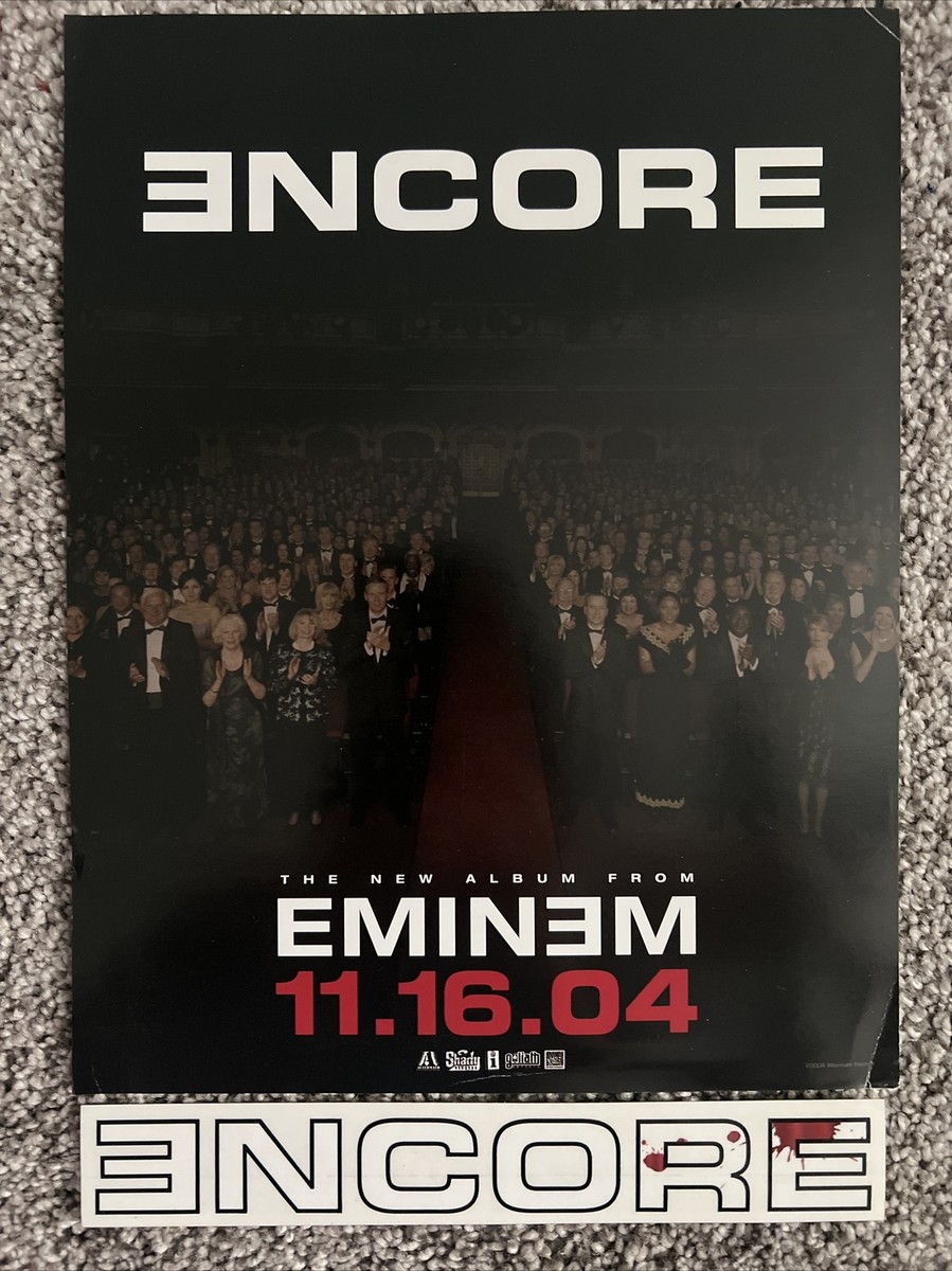 Eminem Encore Promo Ad and Sticker | eBay
