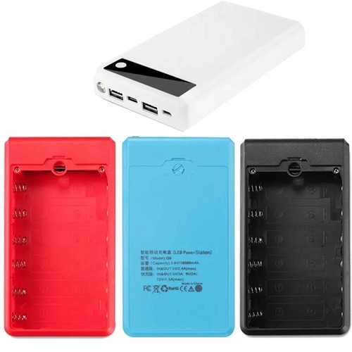 Detachable Soldering-free 6*18650 Power Bank Case Charging Shell Battery Box DIY - Picture 4 of 21