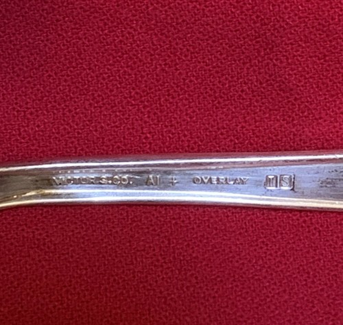 Lot #226 Silver Plated Flatware Victor's (3) Pieces 2 spoons + 1 cocktail fork - Picture 4 of 4