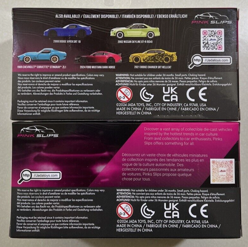 NEW 2025 Jada Pink Slips 2002 Nissan Skyline GT-R (R34) Green & WHITE VHTF 1:32 - Picture 3 of 3
