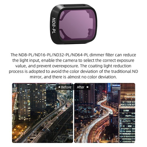 Camera Lens Filters Accessories UV CPL ND8/16/32/64-PL For DJI Mini 3 Pro Drone - Picture 10 of 17