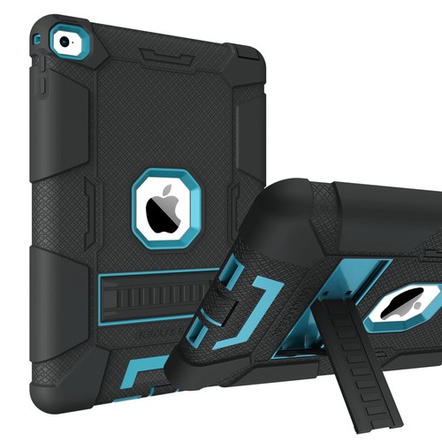Military Shockproof Heavy Duty Rubber Hybrid Stand Case Cover For iPad Air2 9.7" - Picture 60 of 115