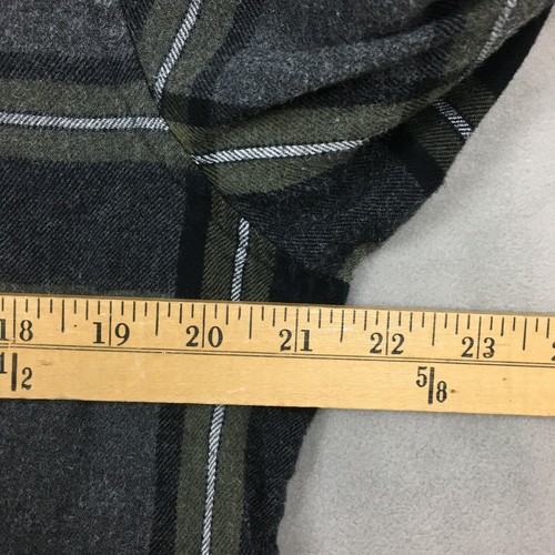 St. John's Bay Shirt Adult Medium Plaid Long Sleeve Button Up Flannel Mens - Picture 6 of 9