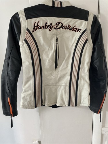 Harley Davidson Leather Ridingjjacket Sml Speedway Spirit Great Shape Looks New - Picture 5 of 15