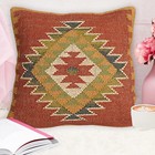 Cushion Cover Handmade Throw Pillow Jute Kilim Pillow Cover Navajo south western