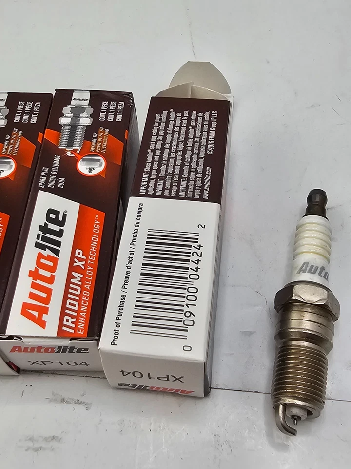 (CANTIDAD 4) Bujía Autolite Iridium XP XP104 para serie Shelby 1999-2000 Foto 4 de 4