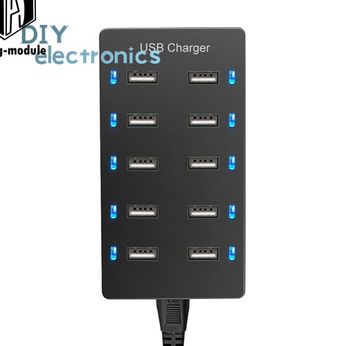 10 Port 5V USB Charger Fast Charging Desktop Charger Multiple Device Adapter US - Picture 18 of 20