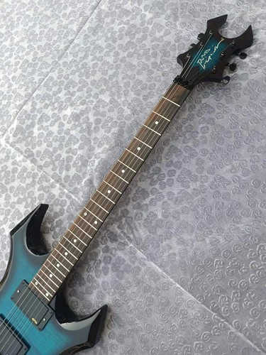 -B.C. Rich "Warlock "Electric Guitar Floyd Rose Vibrato Bridge Active Pickup, - Picture 9 of 12