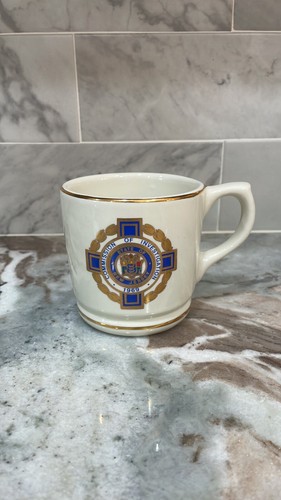 VINTAGE NJ New Jersey Commission of Investigation Mug Coffee Cup Heavy USA 1969 - Picture 2 of 10