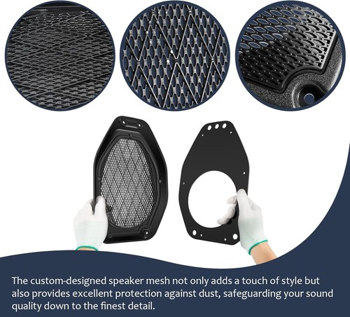 6.5" Speaker Pod Adapters For Jeep Wrangler JL & Gladiator JT Rear Speakers - Bild 3 von 7