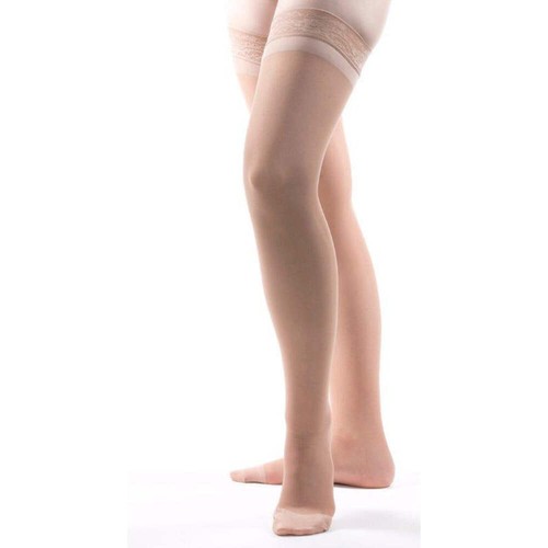 Allegro Essential Sheer Support Thigh High 20-30 mmHg Compression Stockings #8 - Picture 6 of 21