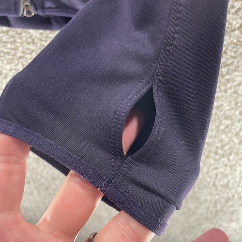 Nike Sweatshirt Damen Medium lila durchgehender Reißverschluss Athleisure Laufen Fitnessstudio sportlich - Bild 5 von 11