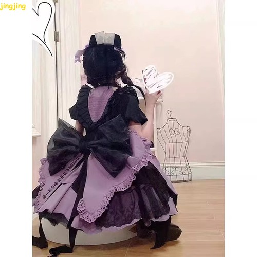 KUROMI Magical Girls' LOLITA Dress Cosplay JSK JK Cute Princess Dress Knee Gifts - Picture 3 of 14