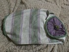  Striped and Floral Bolster Pillow Sham/ Cover 18" long by 7" wide