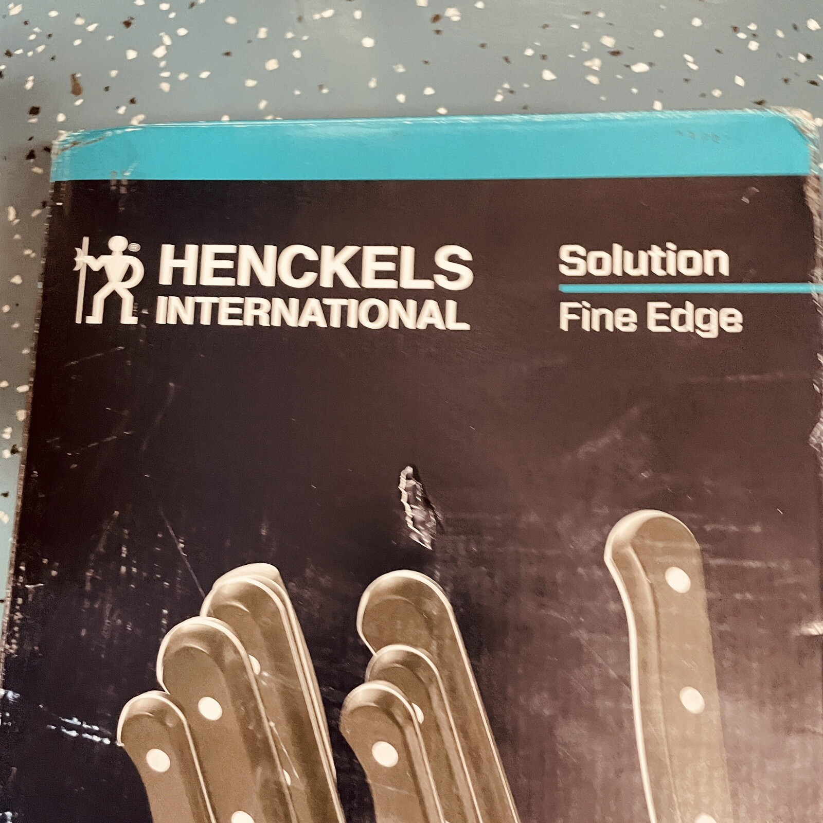 Henckels Solution Fine Edge 10pc Knife Block Set 17553010 BRAND NEW