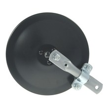 Grote 28042 Mirror 6 Inch Black Round Clamp On Stack & Spot