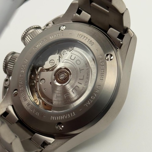 Hamilton Khaki Frogman H777160 Men's Automatic Round Silver W43mm Swiss Made - Picture 24 of 24