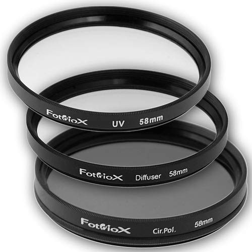 Filter Kit, UV, Circular Polarizer, Soft Diffuser, 58mm for Canon, Nikon, Son... - Picture 4 of 4