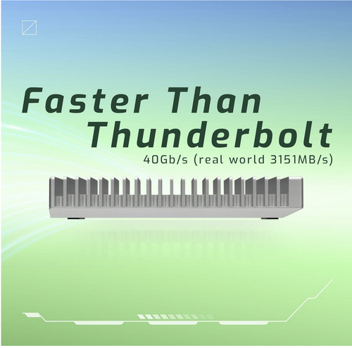 OWC Express 1M2 NVMe Thunderbolt (USB-C) USB4 External SSD Enclosure 0GB (empty) - Bild 4 von 5