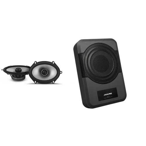 Alpine S2-S68 - Next-Generation S-Series 6x8" Coaxial Speaker Set w/ PWE-S8 P...