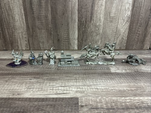 Vintage Spoontiques Fantasy Zinn Zauberer & Drache Lot SELTEN RARITÄT - Bild 2 von 13