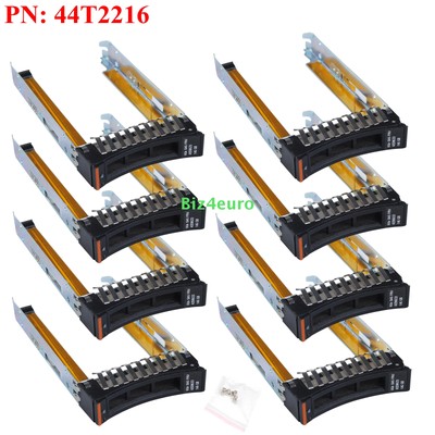 8x 2.5'' SAS SATA HDD Hard Drive Caddy Tray für IBM X3650 M3 X3500 M3 44T2216 DE